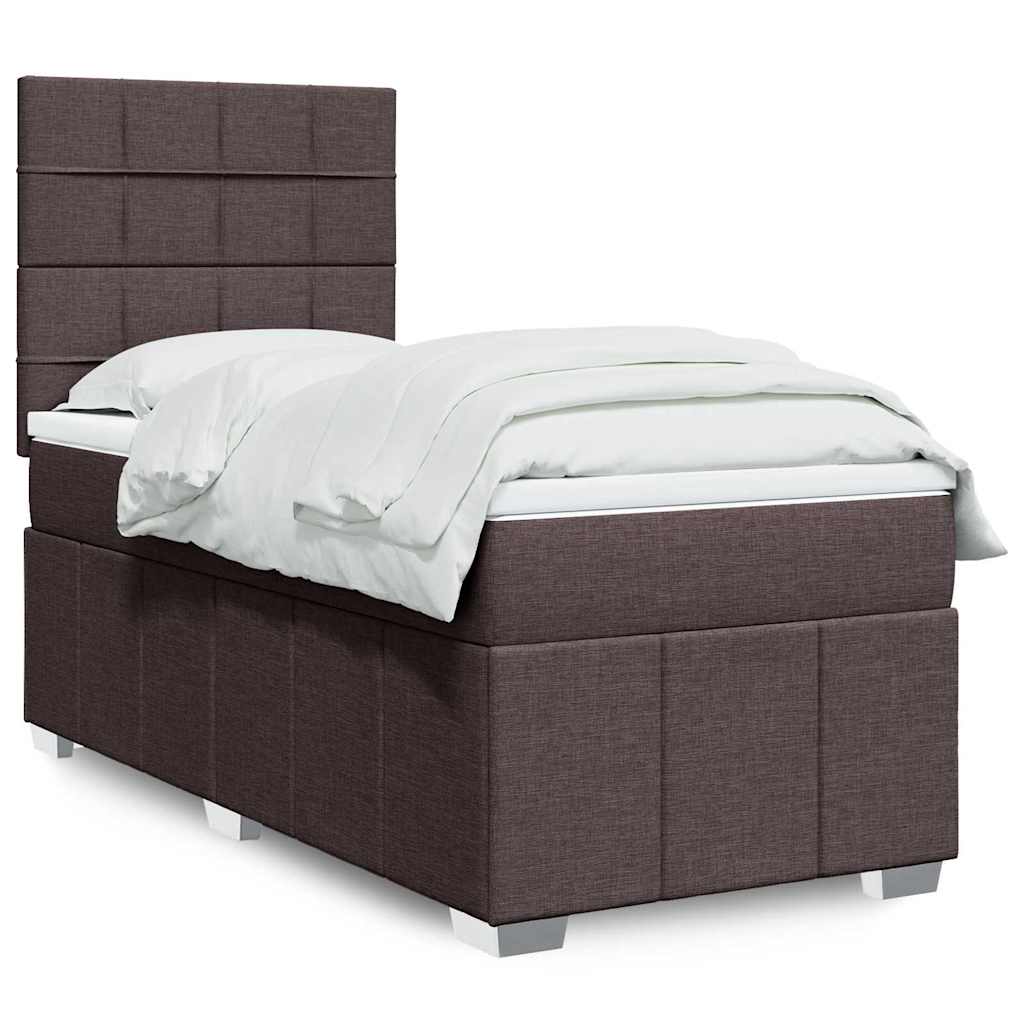 Lit Boxspring Led Avec Matelas Tissu