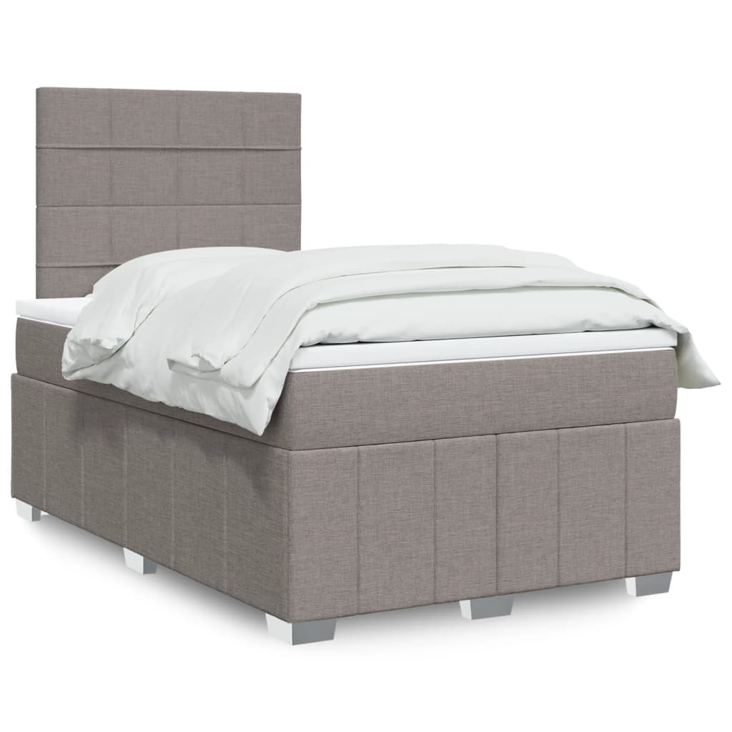 Lit Boxspring Led Avec Matelas Tissu