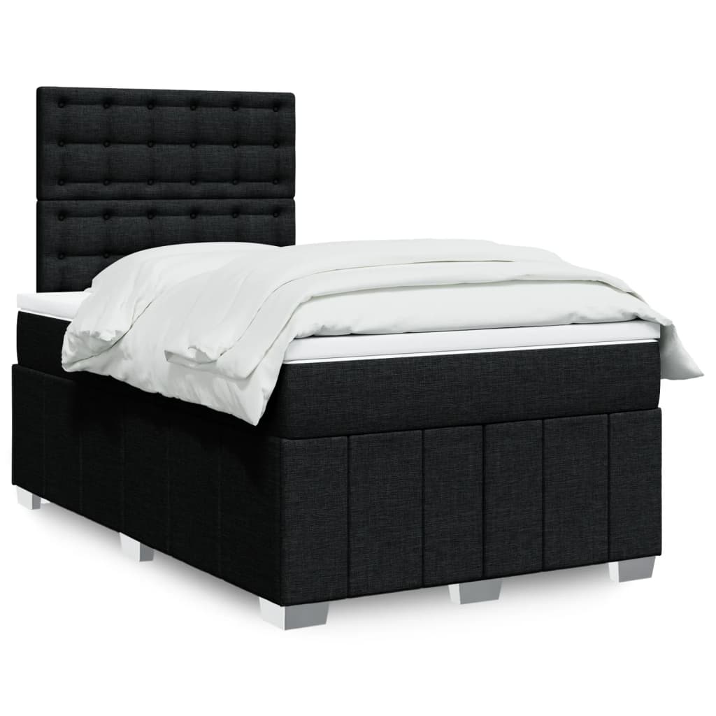 Lit Boxspring Led Avec Matelas Tissu