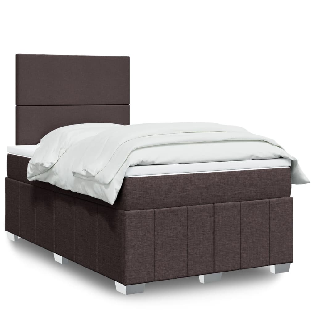 Lit Boxspring Led Avec Matelas Tissu