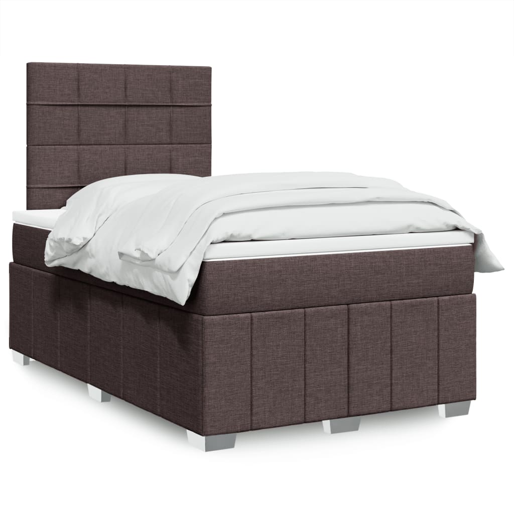 Lit Boxspring Led Avec Matelas Tissu