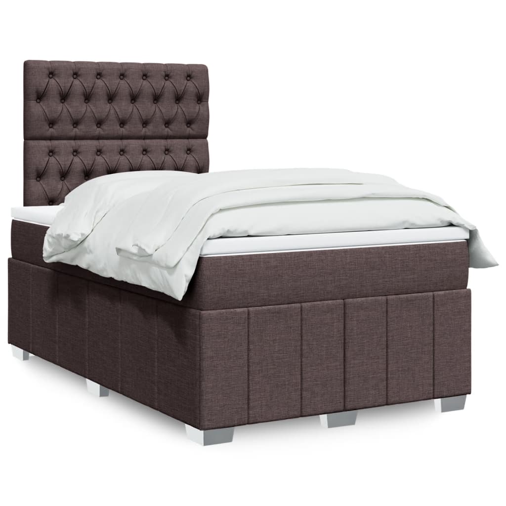 Lit Boxspring Led Avec Matelas Tissu