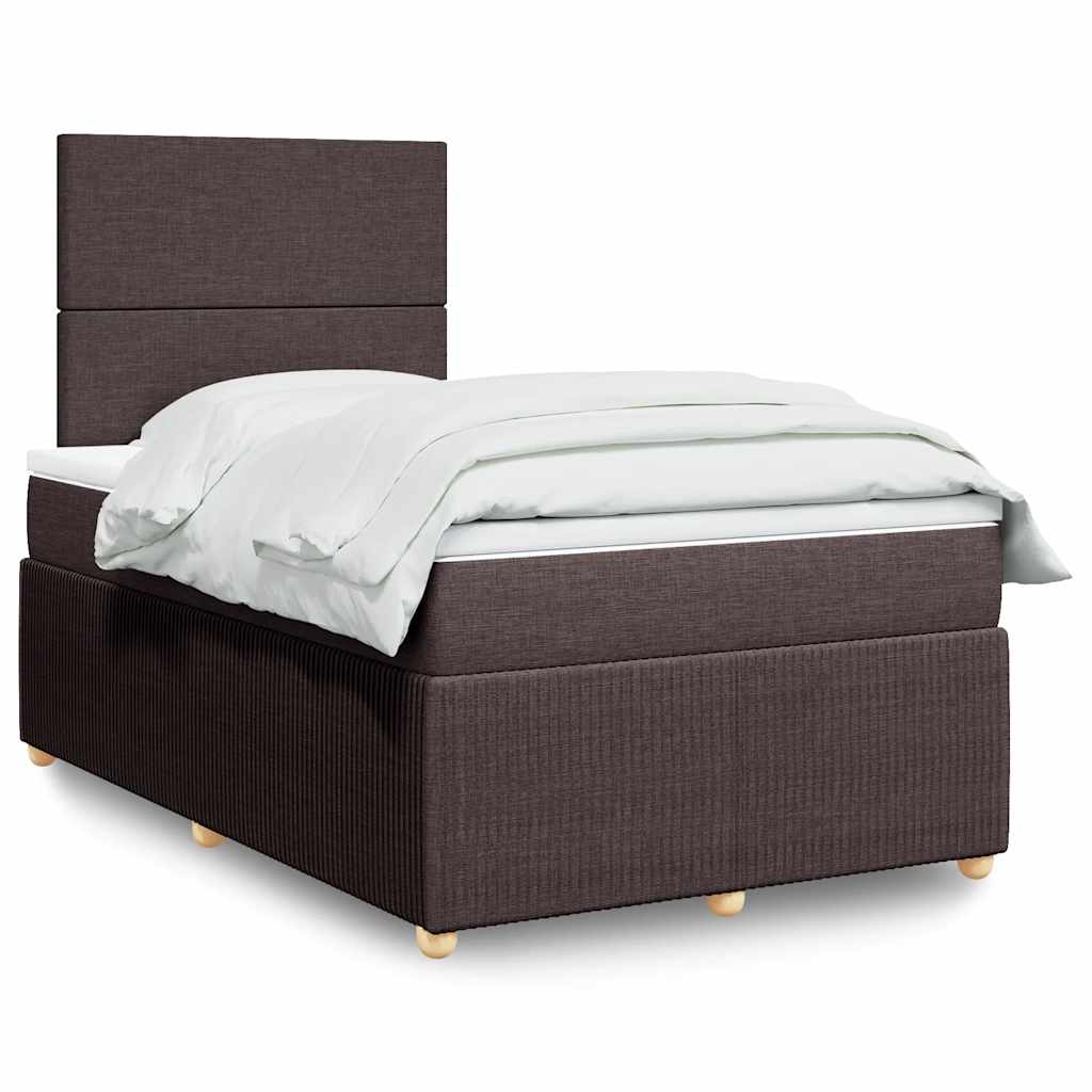 Lit Boxspring Led Avec Matelas Tissu