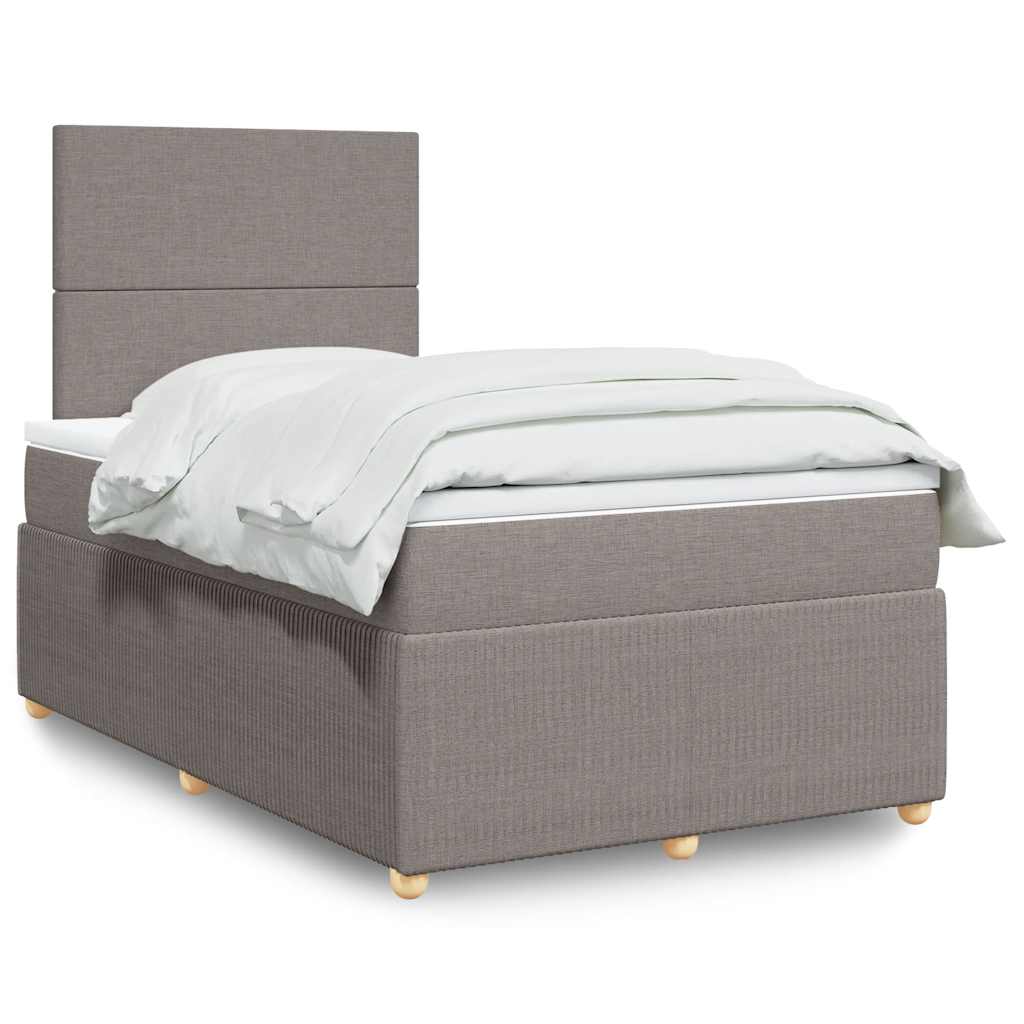 Lit Boxspring Led Avec Matelas Tissu