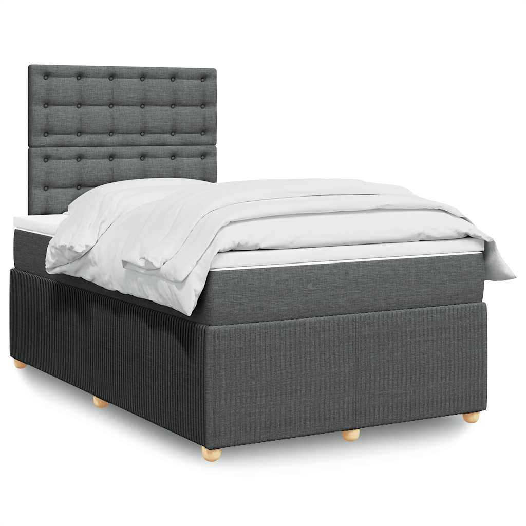 Lit Boxspring Led Avec Matelas Tissu