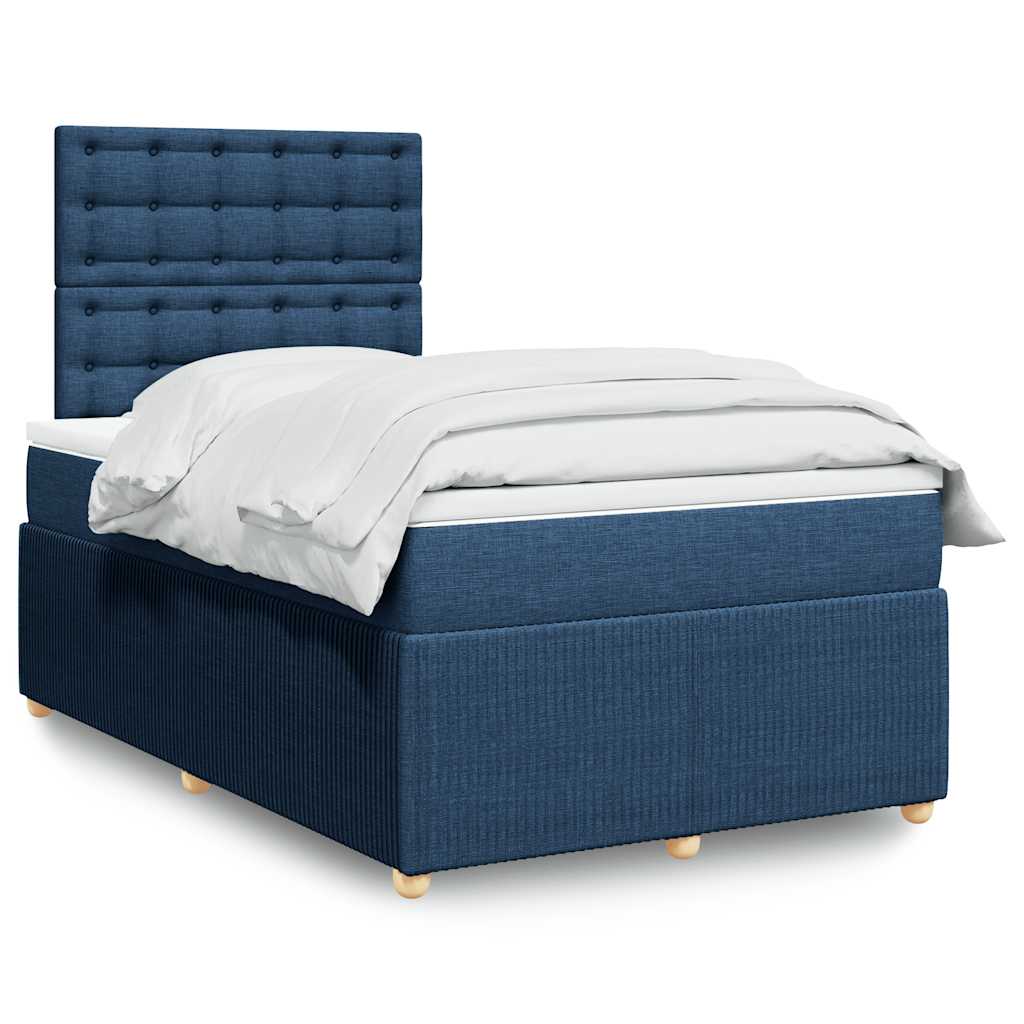 Lit Boxspring Led Avec Matelas Tissu