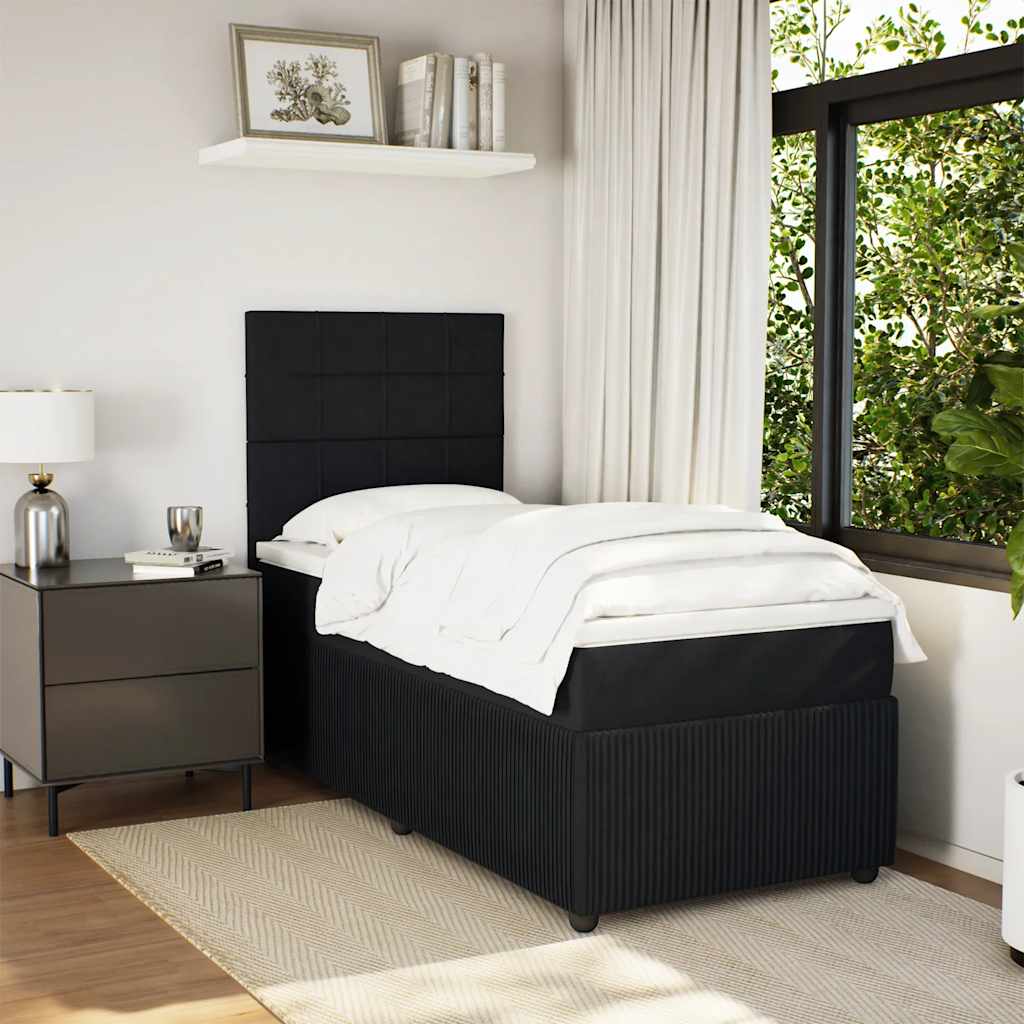 Lit Boxspring Led Avec Matelas Velours