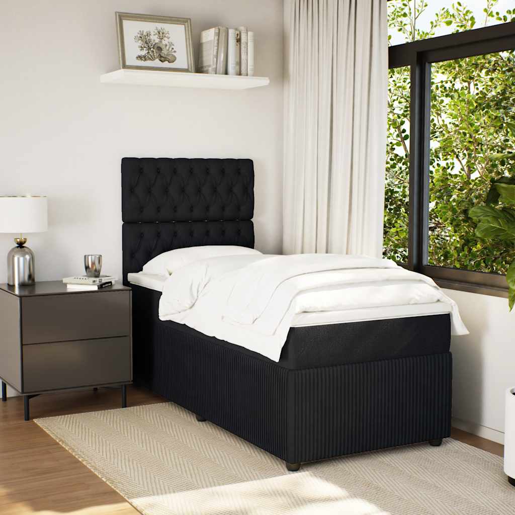 Lit Boxspring Led Avec Matelas Velours