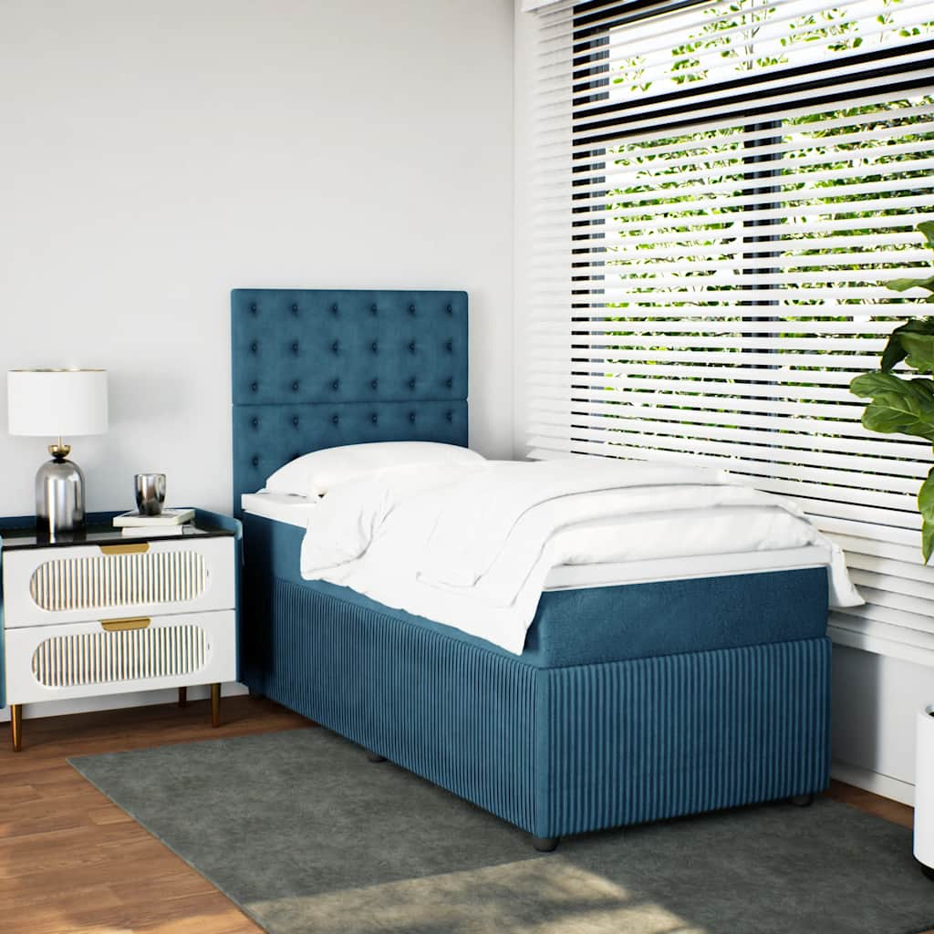 Lit Boxspring Led Avec Matelas Velours