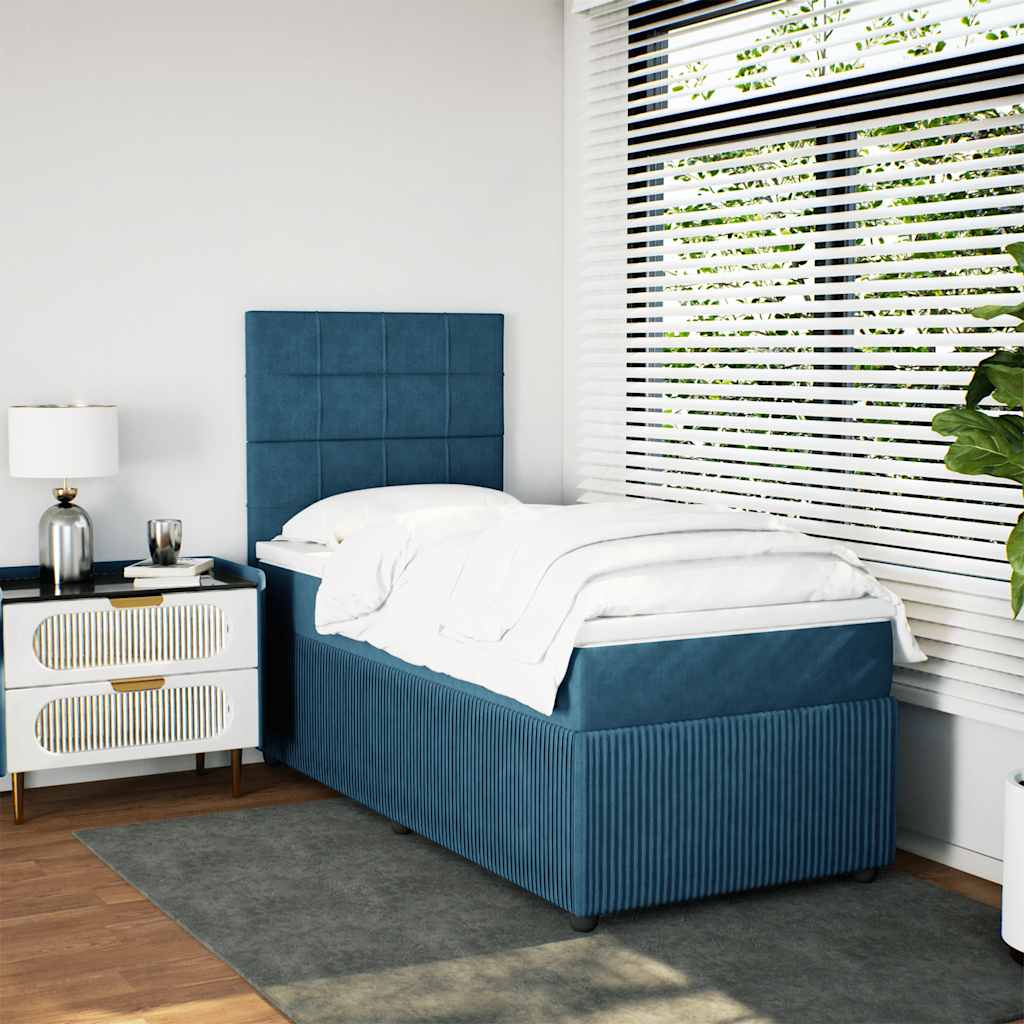 Lit Boxspring Led Avec Matelas Velours