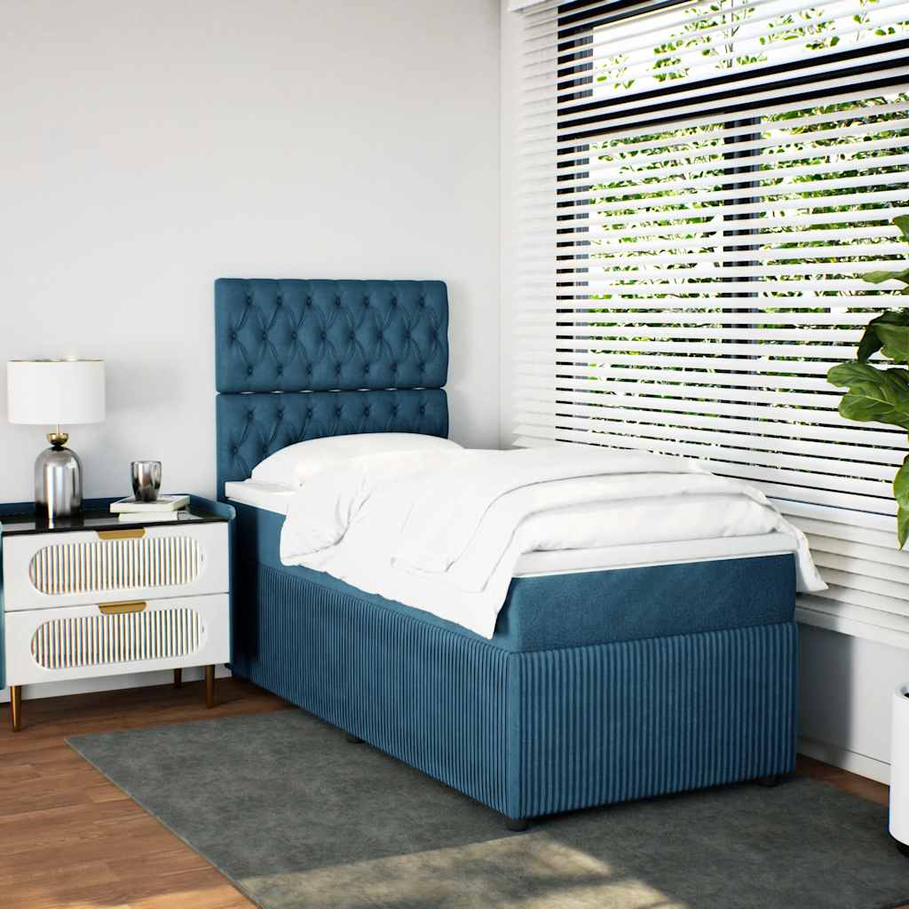 Lit Boxspring Led Avec Matelas Velours