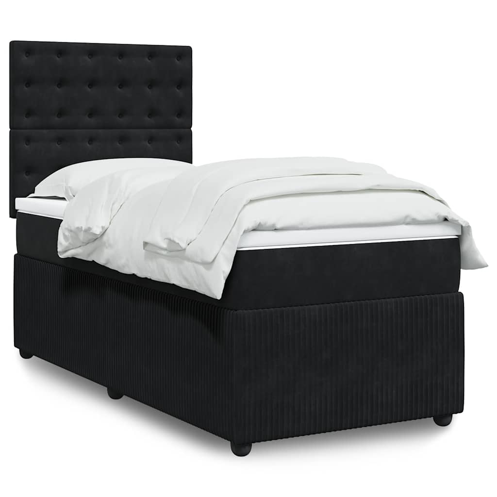 Lit Boxspring Led Avec Matelas Velours