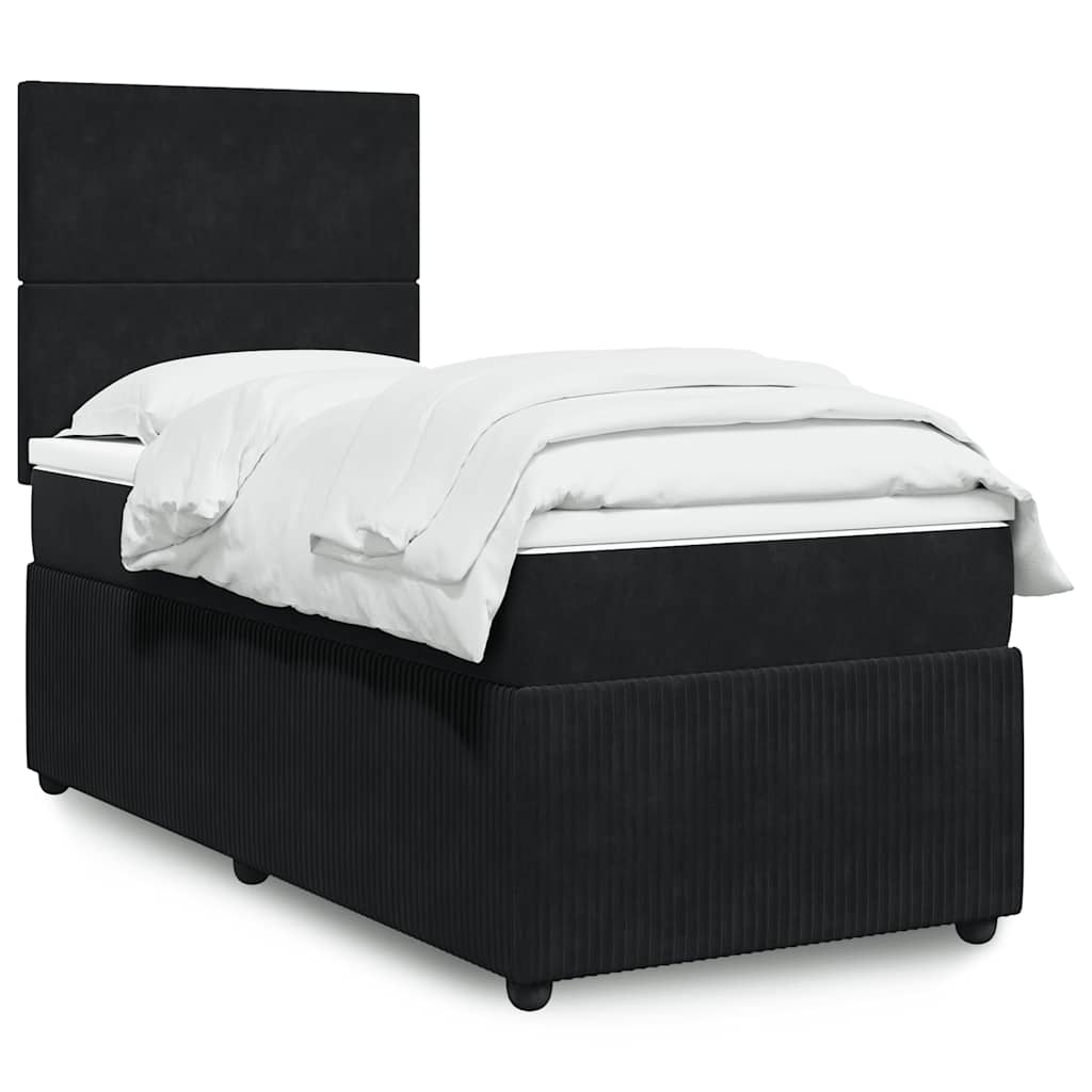 Lit Boxspring Led Avec Matelas Velours