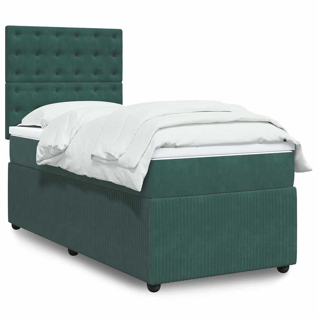 Lit Boxspring Led Avec Matelas Velours