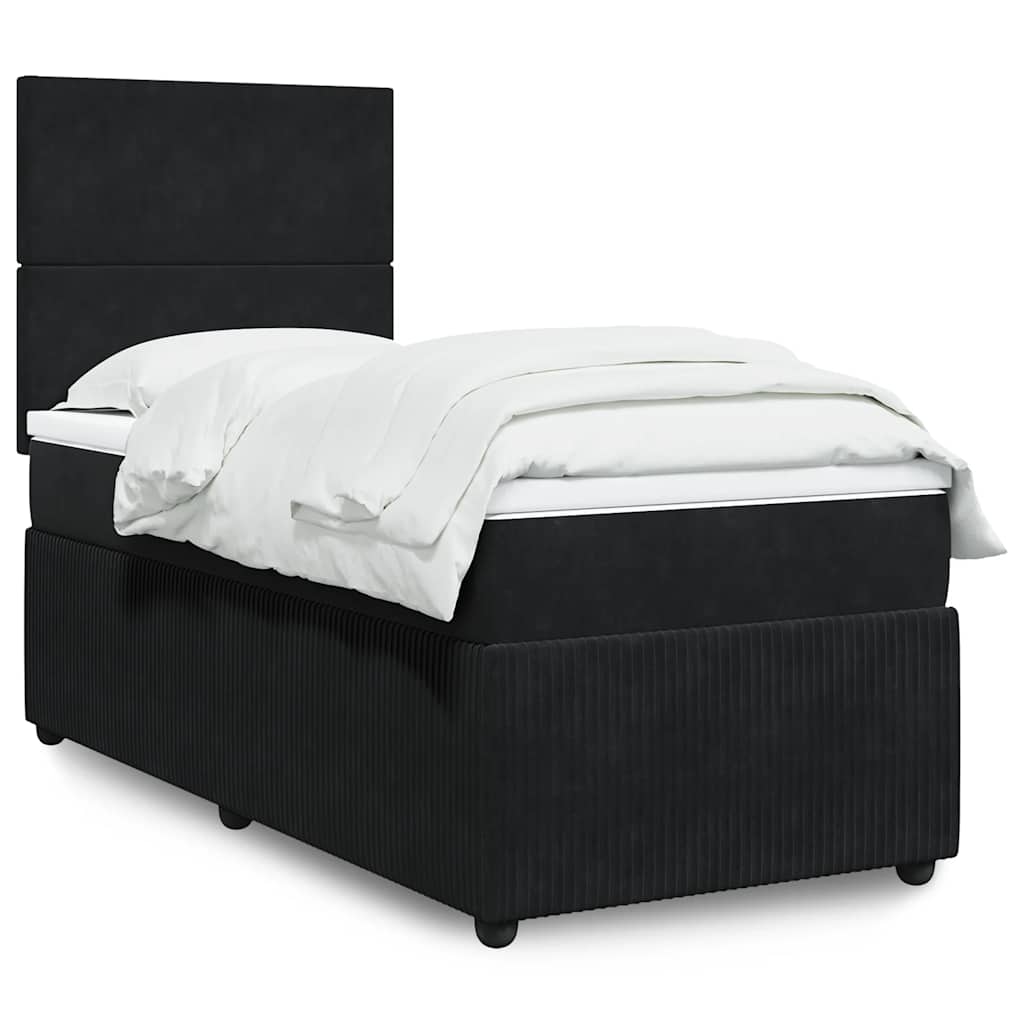 Lit Boxspring Led Avec Matelas Velours