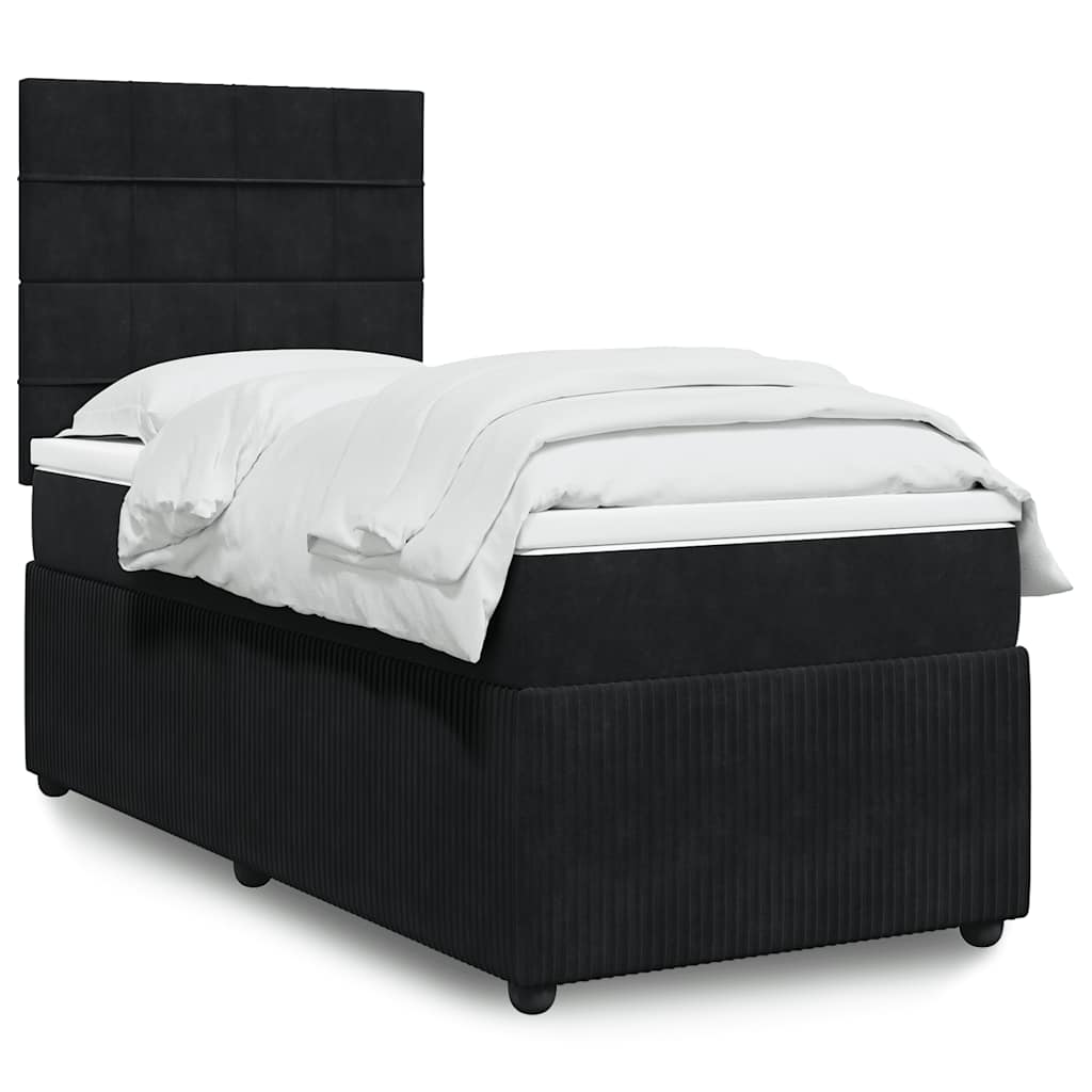 Lit Boxspring Led Avec Matelas Velours