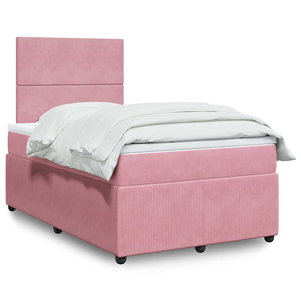 Lit Boxspring Led Avec Matelas Velours