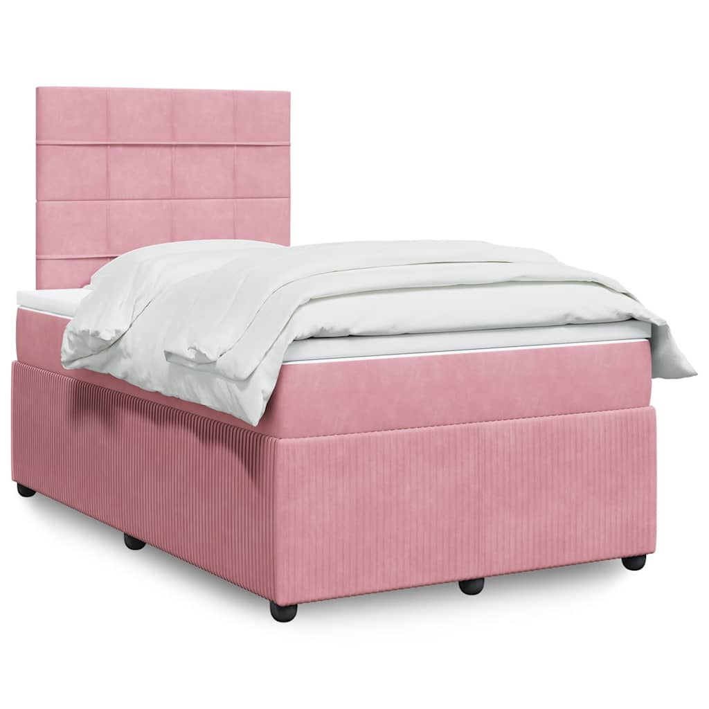 Lit Boxspring Led Avec Matelas Velours