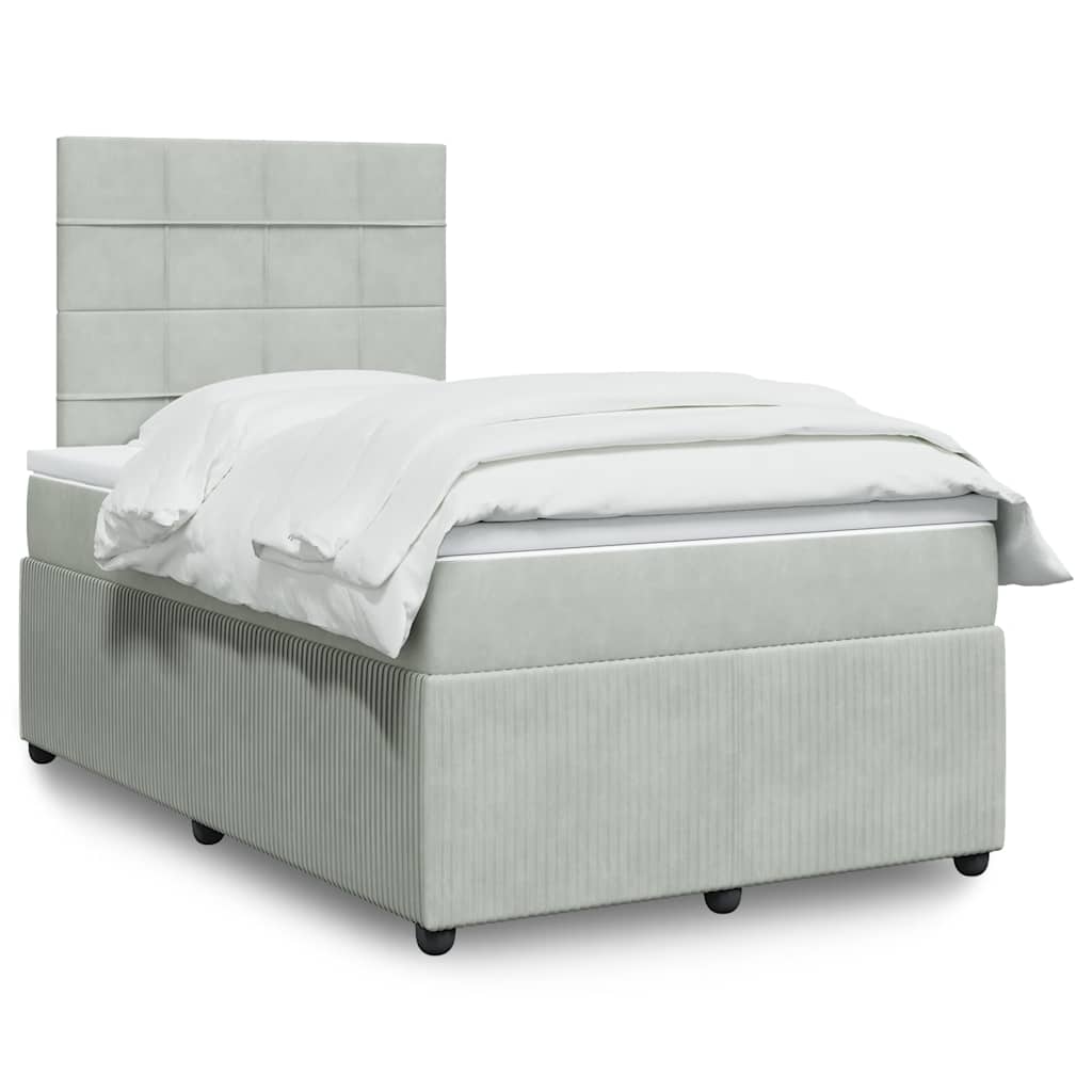 Lit Boxspring Led Avec Matelas Velours