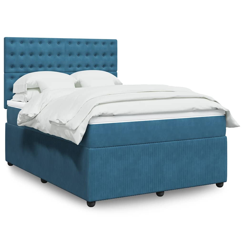 Lit Boxspring Led Avec Matelas Velours