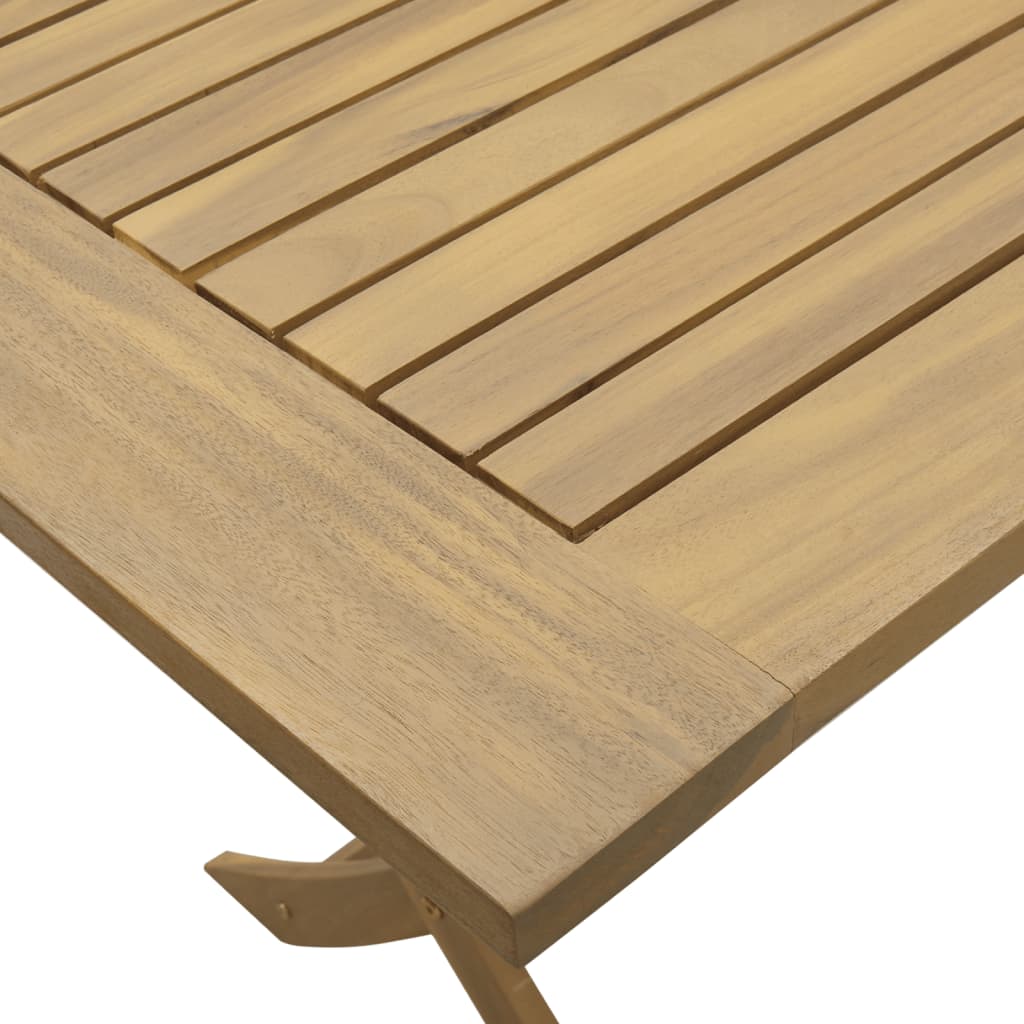 Ensemble À Manger De Jardin 7 Pcs Bois D'acacia Solide