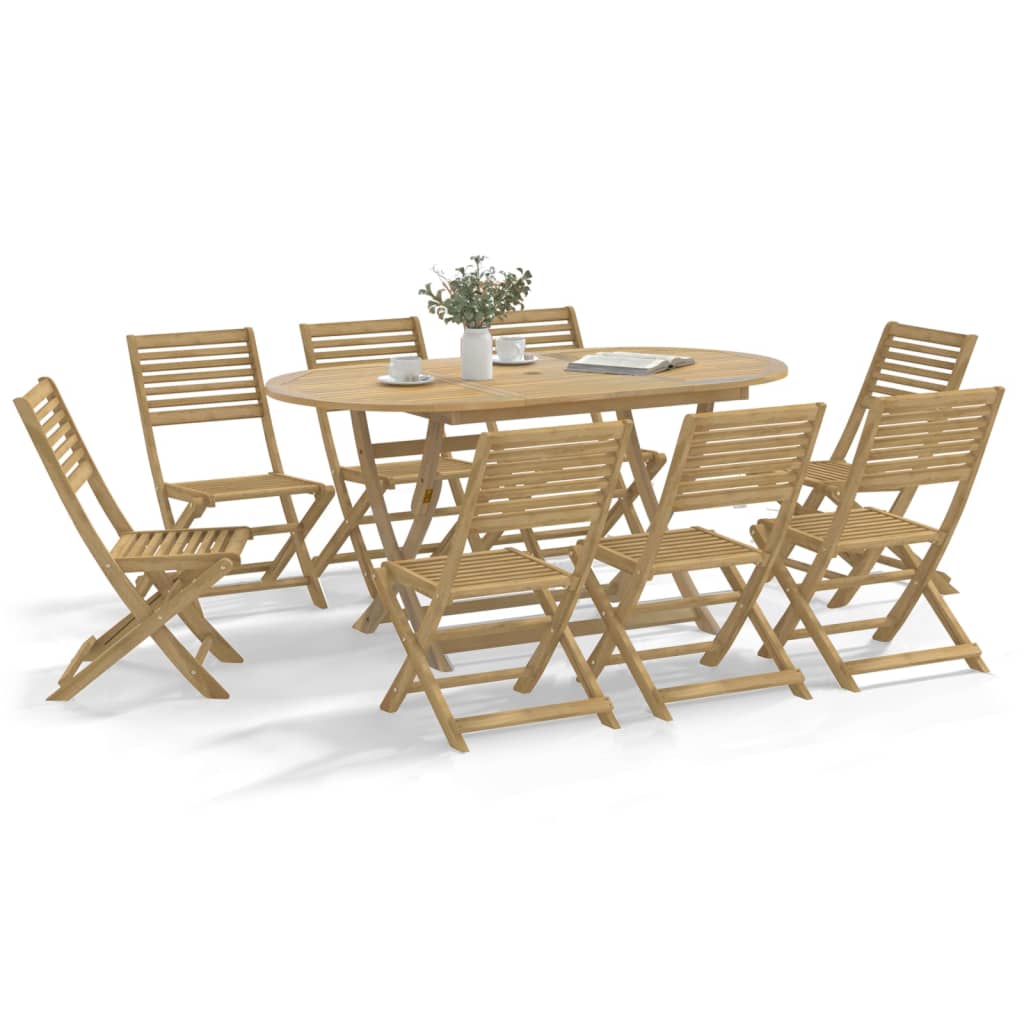 Ensemble À Manger De Jardin 7 Pcs Bois D'acacia Solide