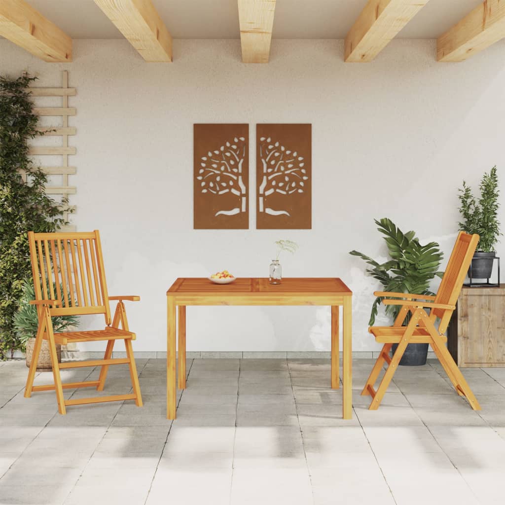 Ensemble De Salle À Manger De Jardin 7 Pièces Naturel
