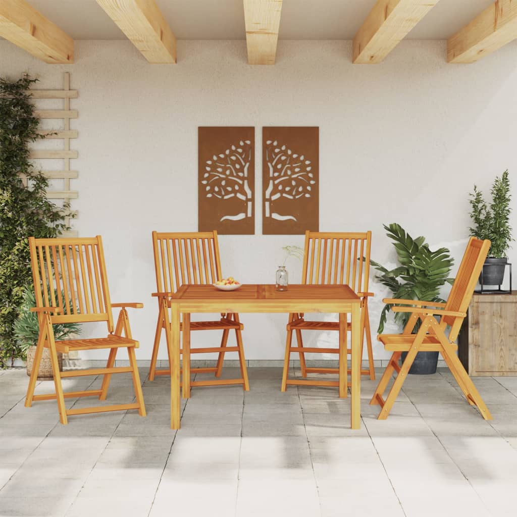 Ensemble De Salle À Manger De Jardin 7 Pièces Naturel