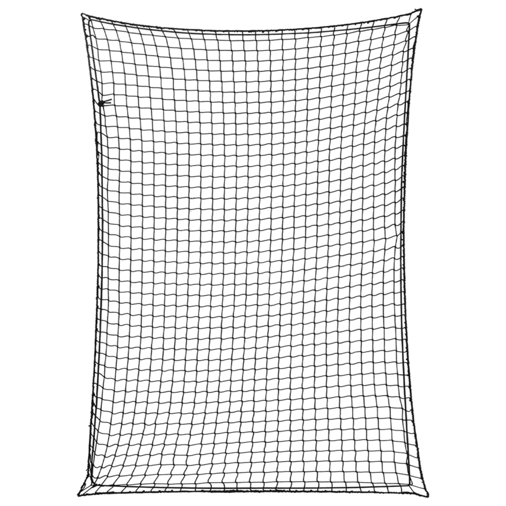 Filet Pour Remorque Avec Corde Élastique 3,5X2,5 M Pp Noir
