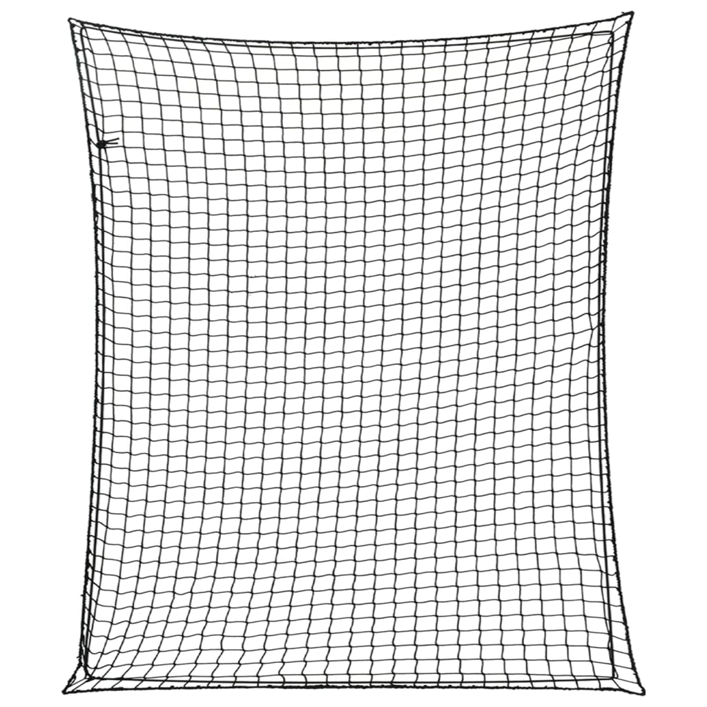 Filet Pour Remorque Avec Corde Élastique 3,5X2,5 M Pp Noir