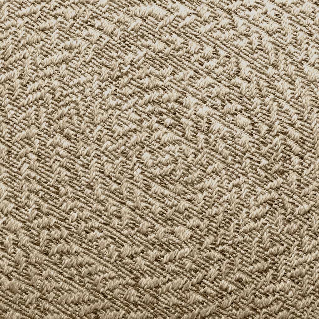 Tapis Zizur Beige 60X110 Cm Aspect De Jute Intérieur Extérieur