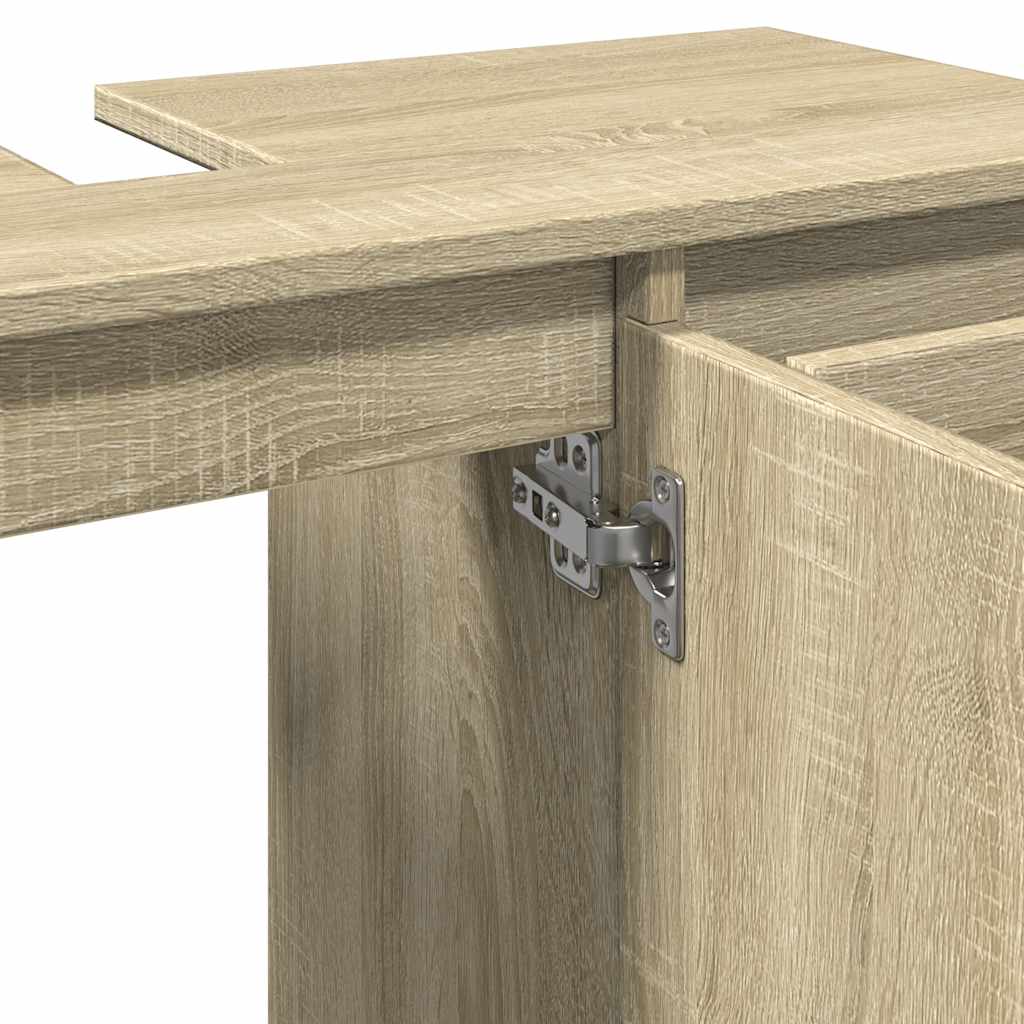 Armoire Salle De Bain 80X33X60Cm Bois D'ingénierie
