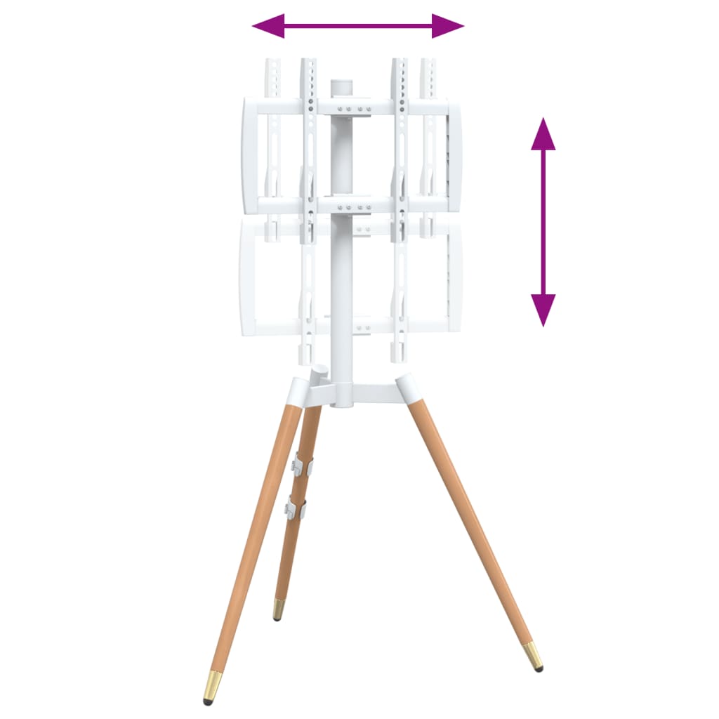 Support Tv À Trépied Pour Écran 37-65" Max Vesa 400X400Mm 40 Kg