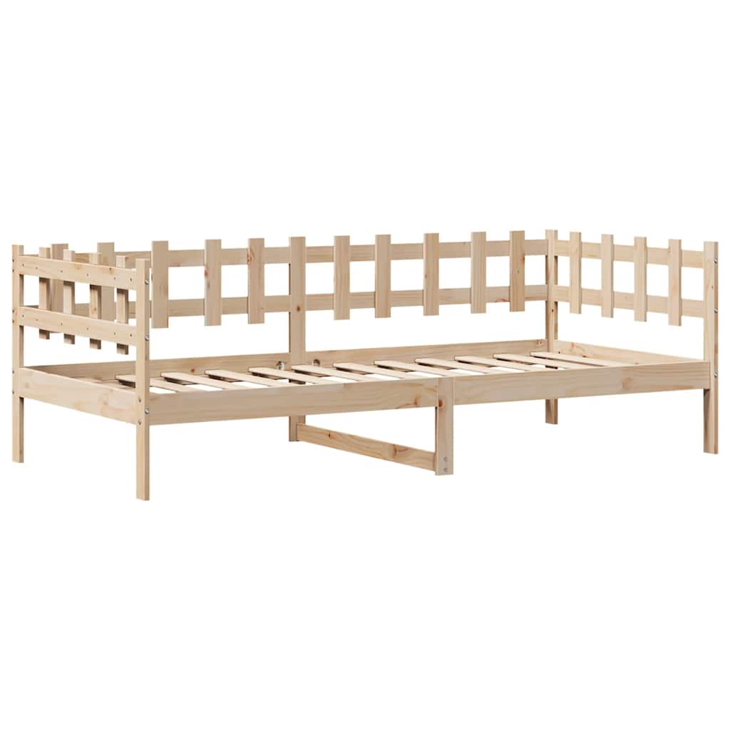 Lit De Jour Avec Tiroirs Sans Matelas 90X190 Cm Bois Massif