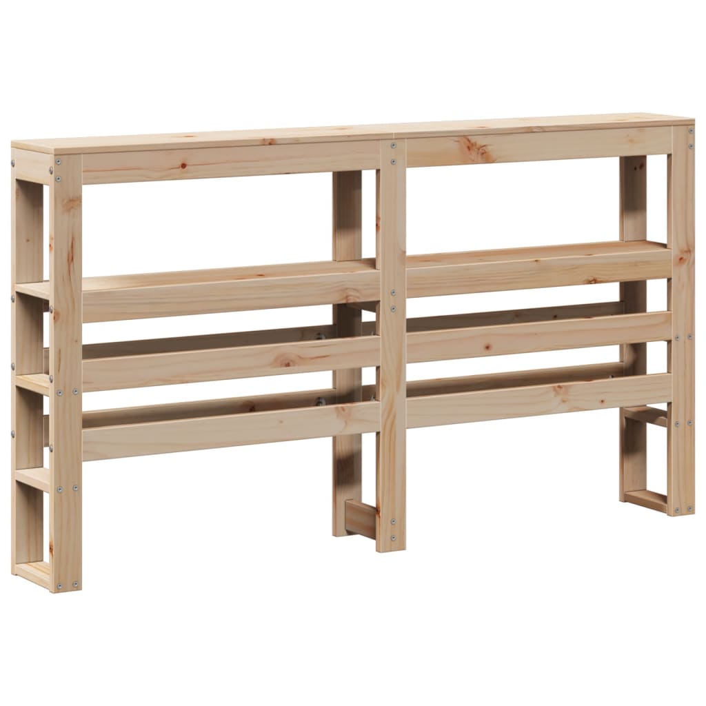 Cadre De Lit Sans Matelas 140X200 Cm Bois Massif De Pin