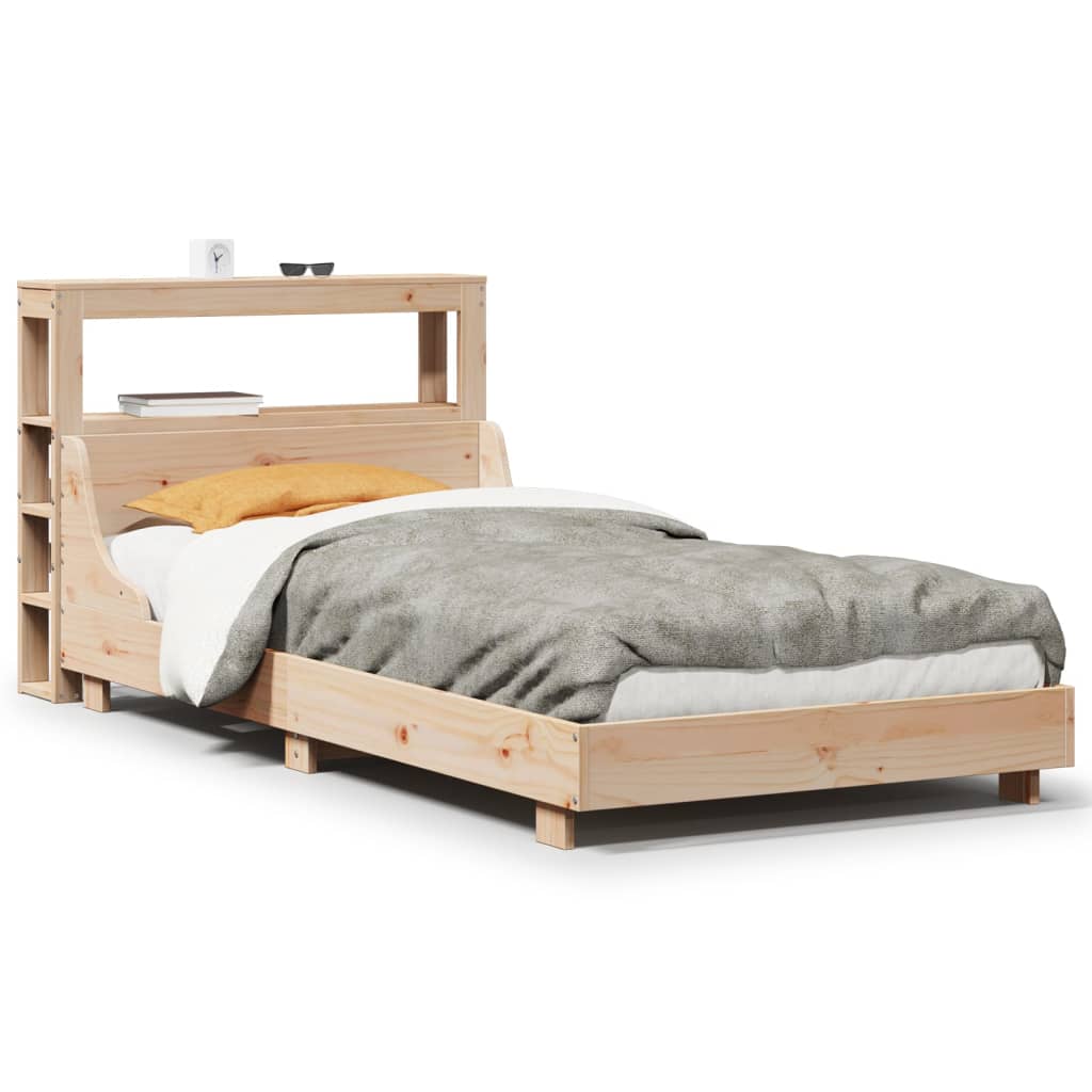Cadre De Lit Sans Matelas 90X190 Cm Bois De Pin Massif