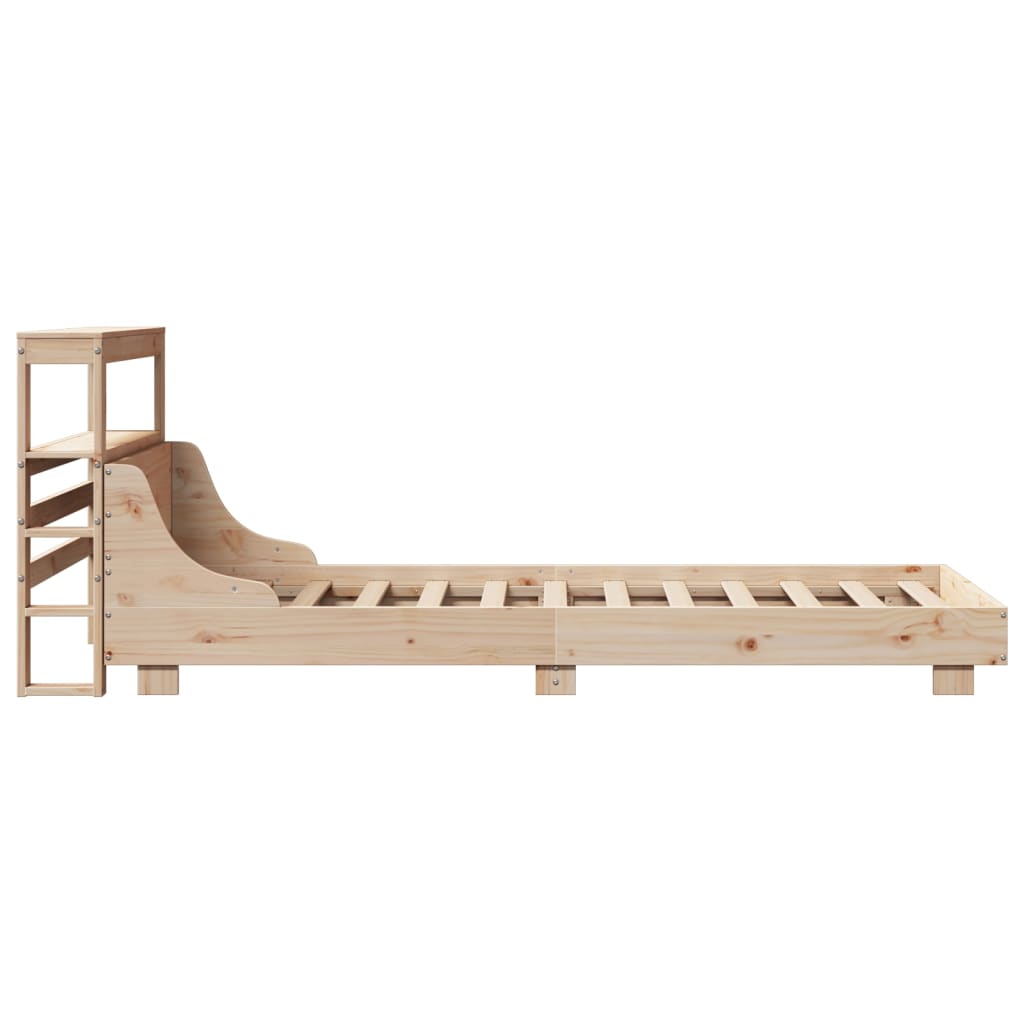 Cadre De Lit Sans Matelas 90X190 Cm Bois De Pin Massif
