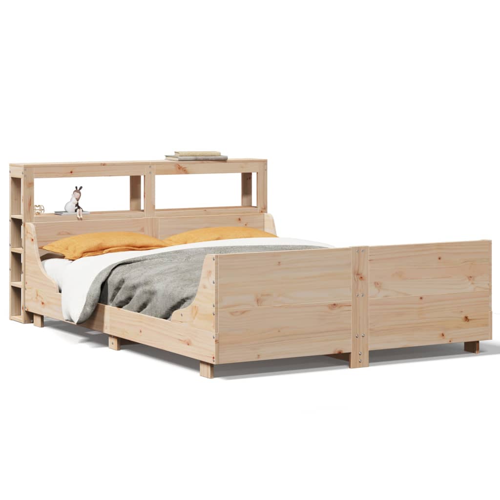 Cadre De Lit Sans Matelas 120X200 Cm Bois De Pin Massif