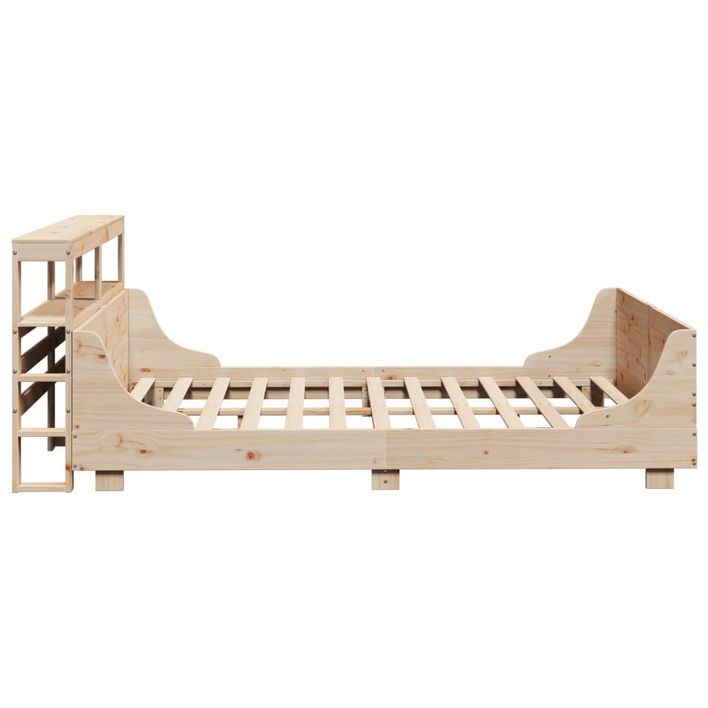 Cadre De Lit Sans Matelas 120X200 Cm Bois De Pin Massif