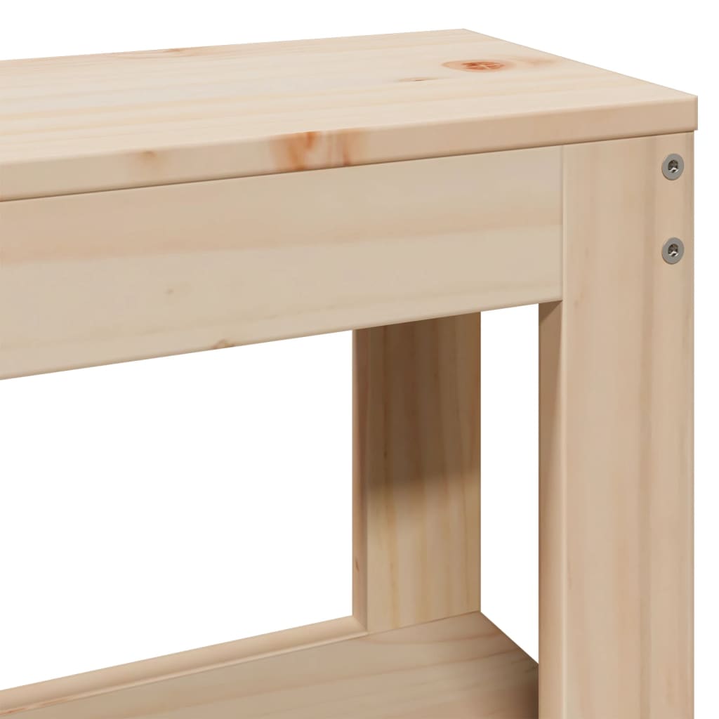 Cadre De Lit Sans Matelas 75X190 Cm Bois De Pin Massif