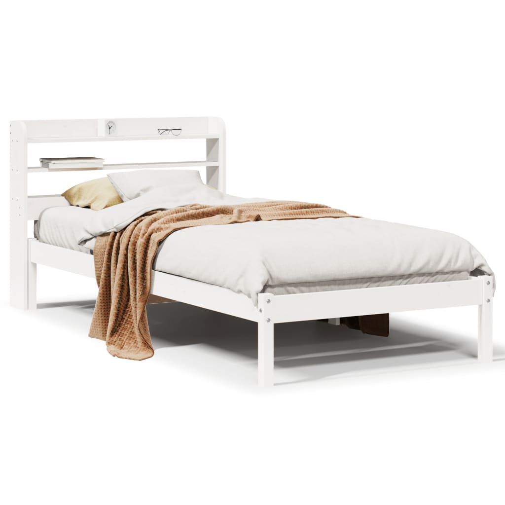 Cadre De Lit Et Tête De Lit Sans Matelas Cire Marron