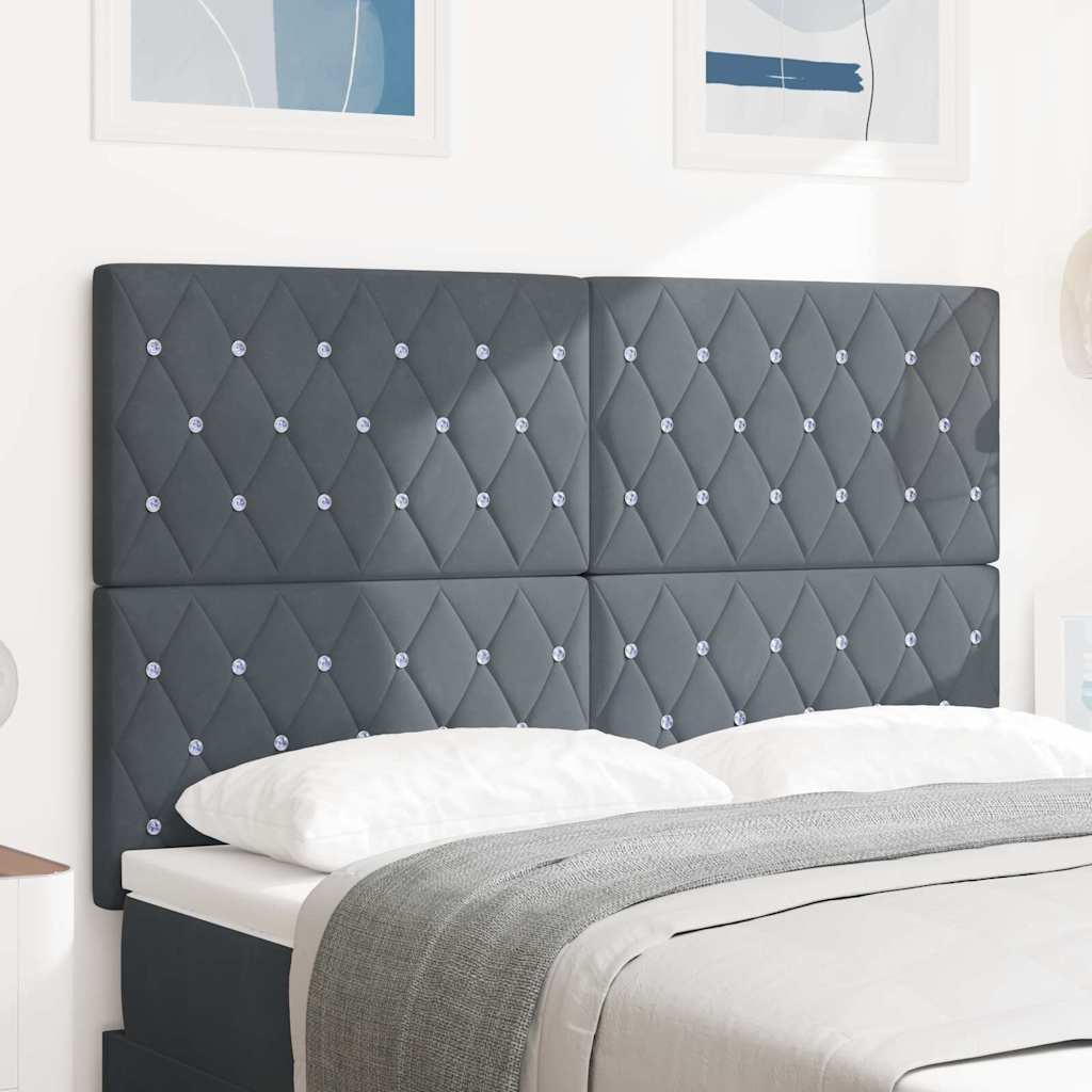 Tête De Lit Led Avec Bandes Led Velours