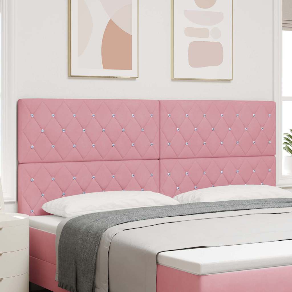 Tête De Lit Led Avec Bandes Led Velours