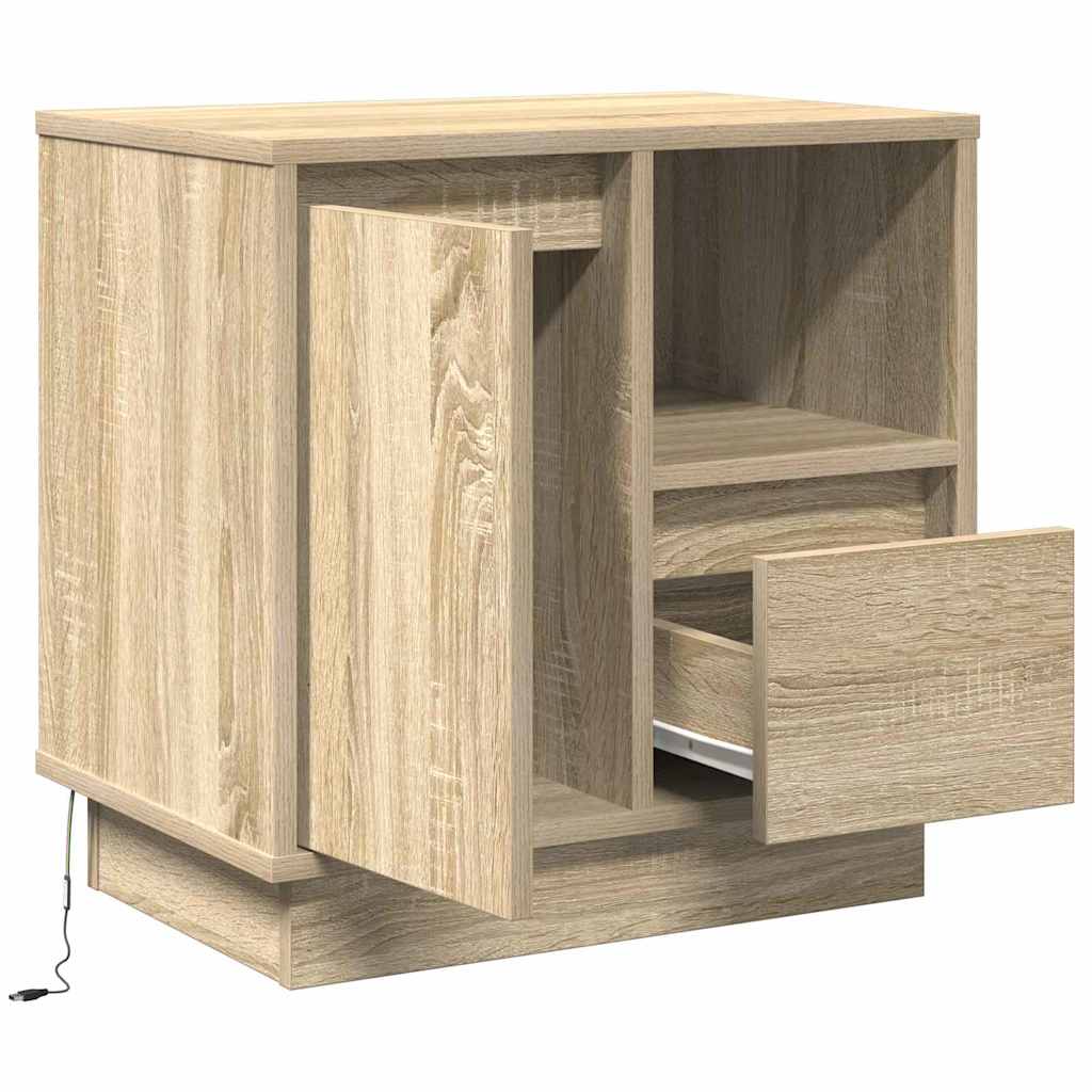 Cabinet De Chevet 2 Pc 50 X 34,5 X 50 Cm.