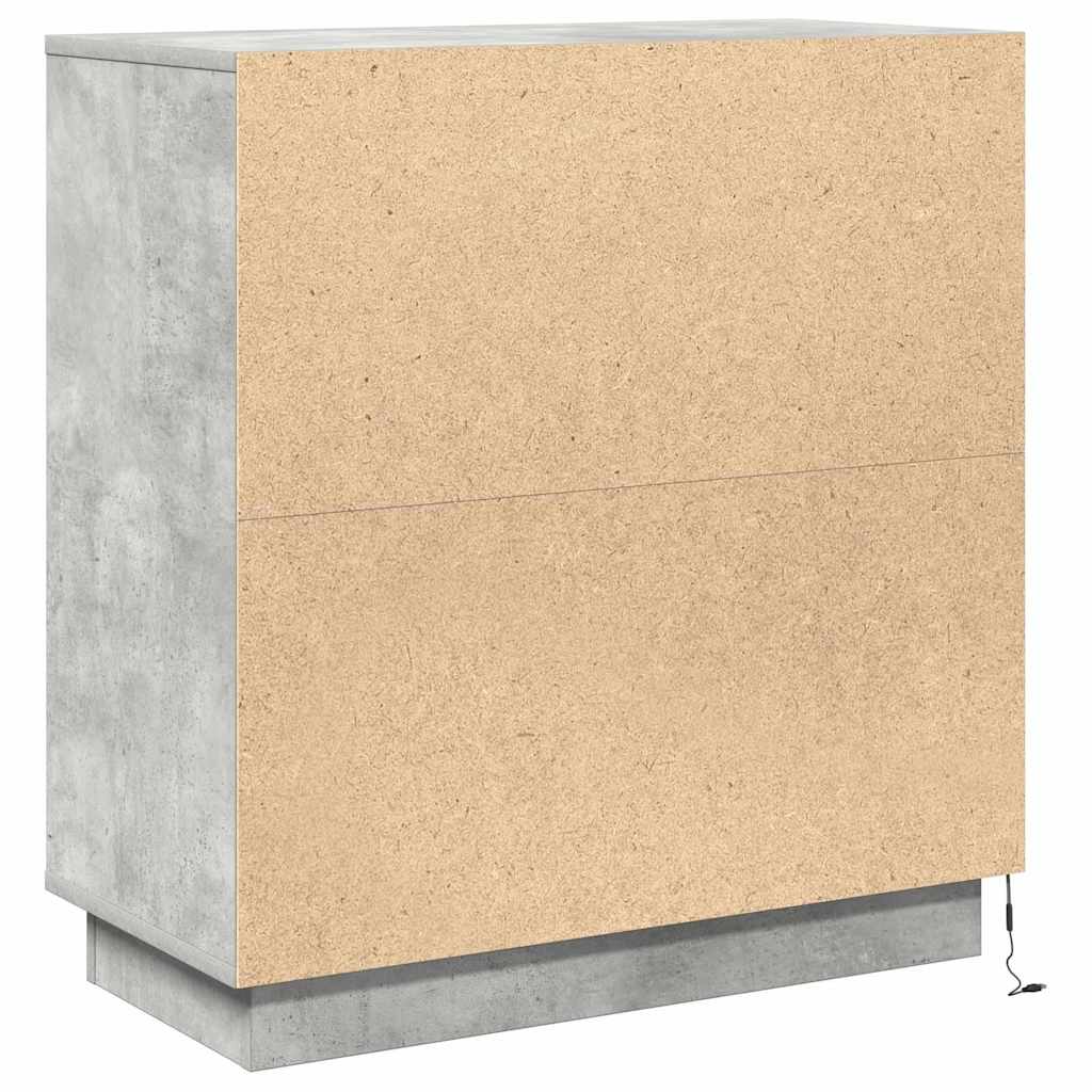 Buffet Led 71 X 34,5 X 75 Cm Bois D'ingénierie