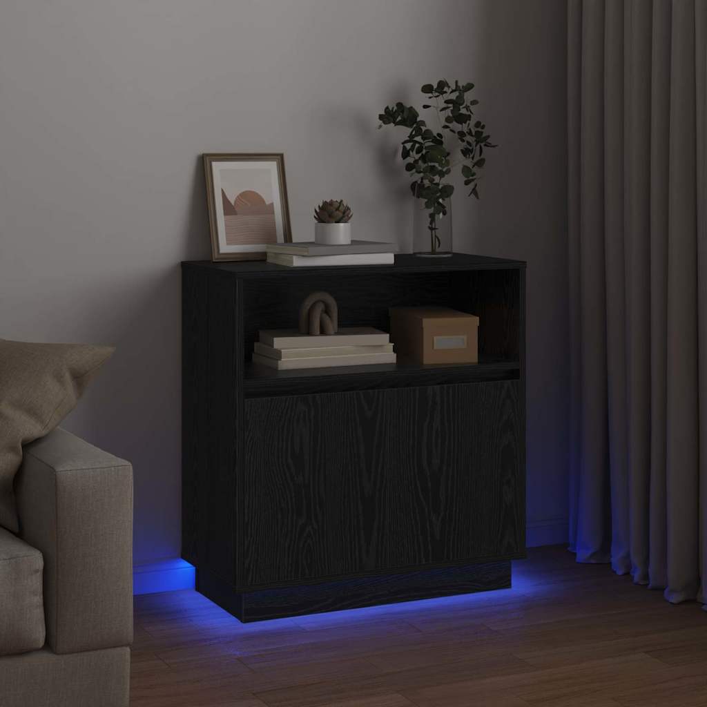 Buffet Led 71 X 34,5 X 75 Cm Bois D'ingénierie