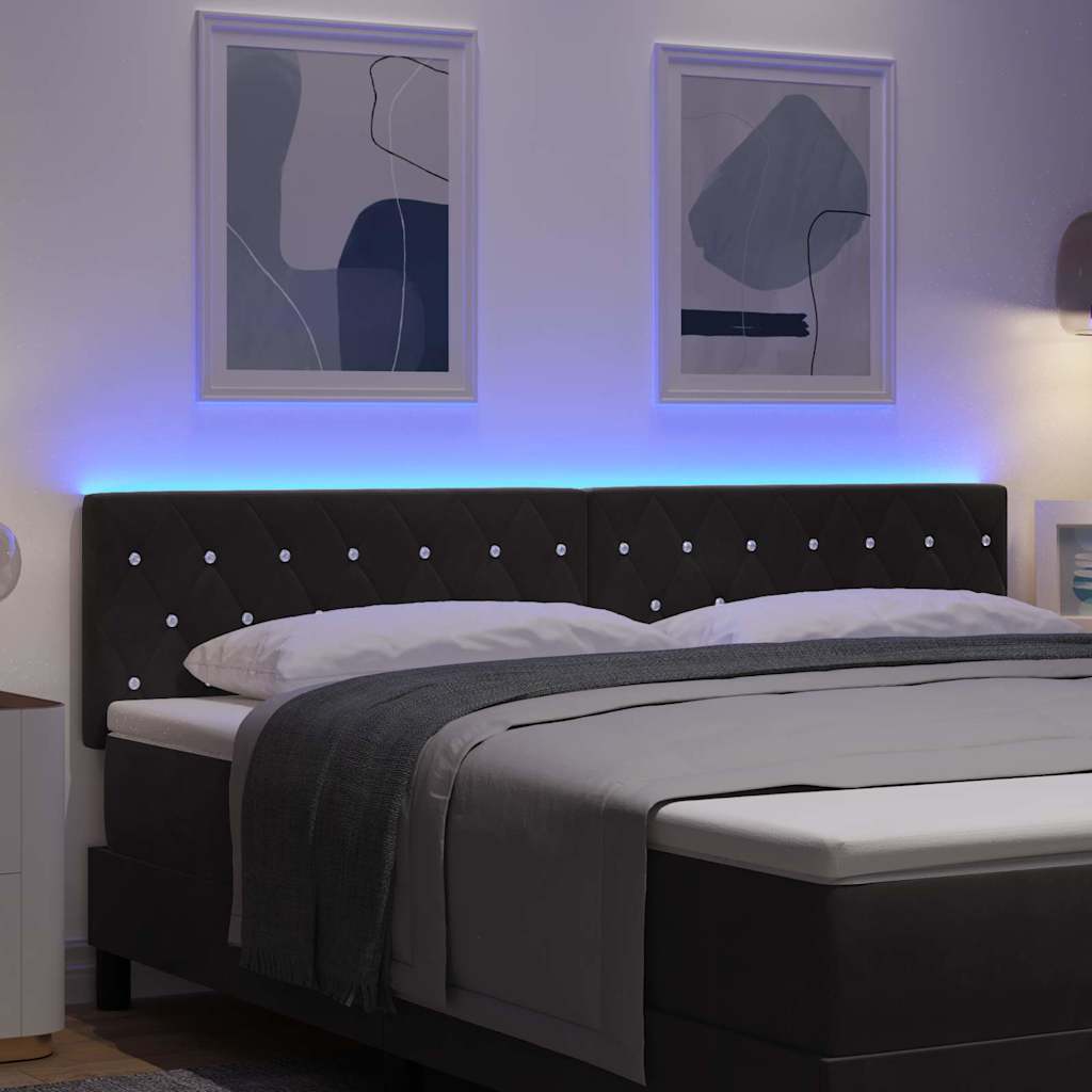 Tête De Lit Led Avec Bandes Led Velours