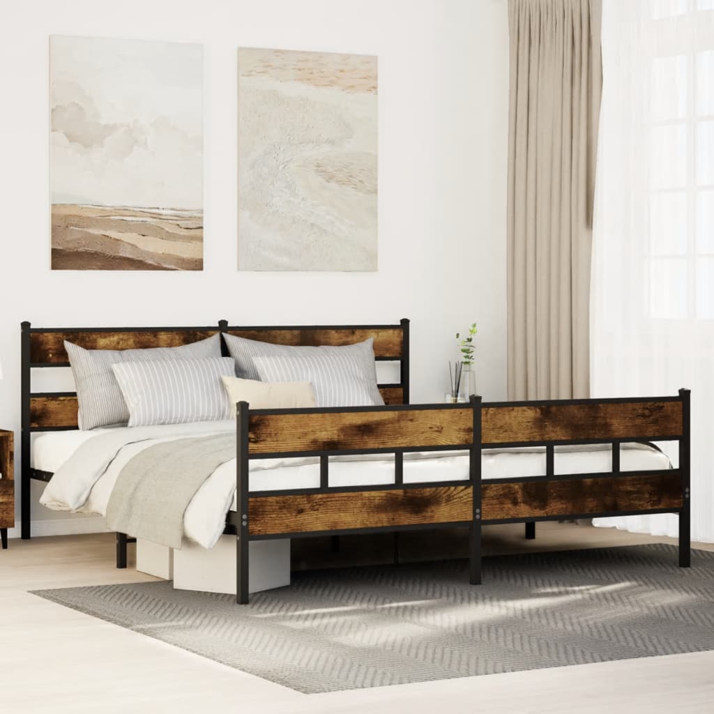 Cadre De Lit En Métal Sans Matelas
