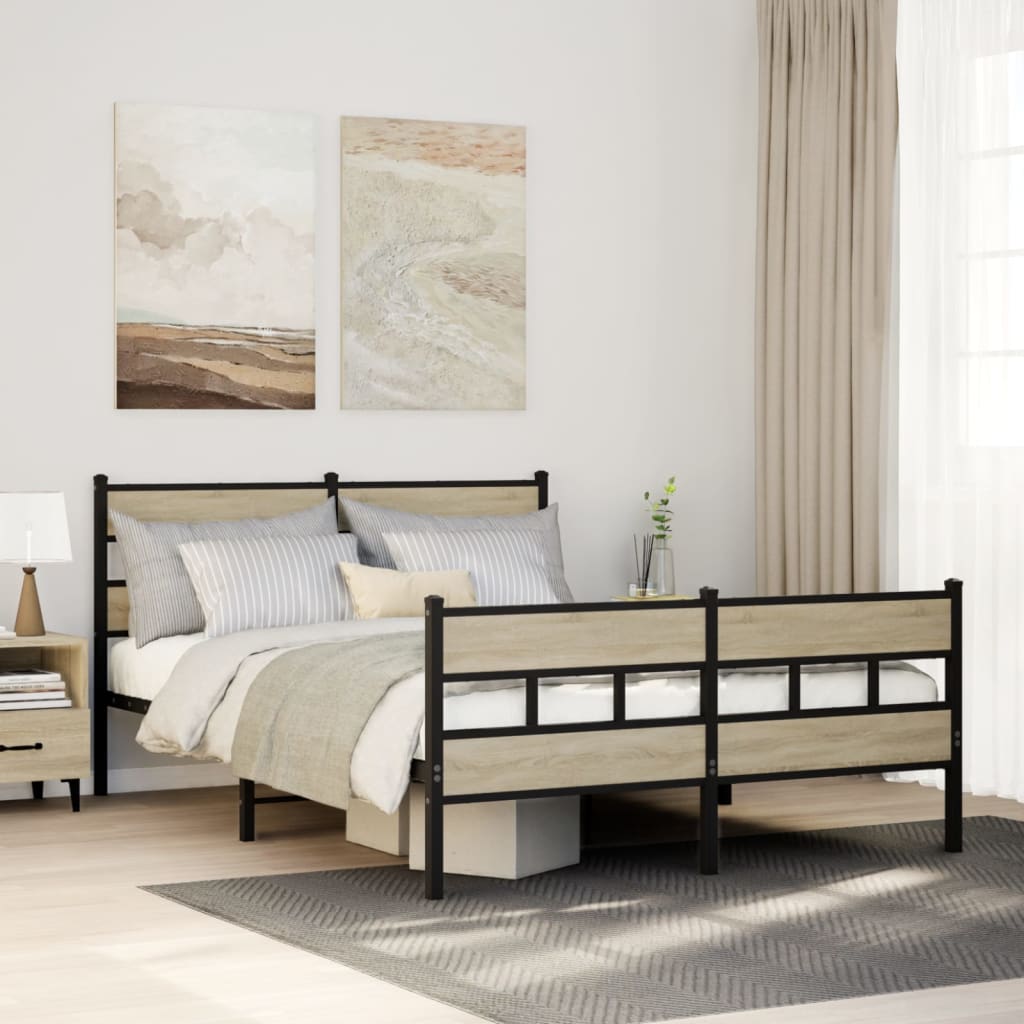 Cadre De Lit En Métal Sans Matelas