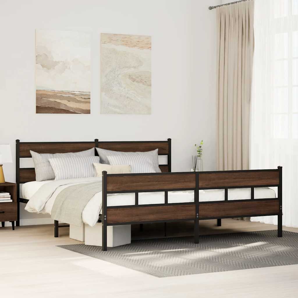 Cadre De Lit En Métal Sans Matelas